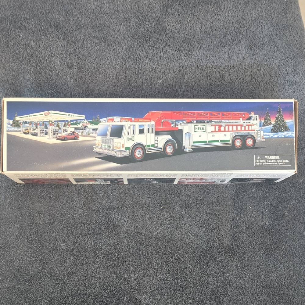 Hess White and Red Fire Truck